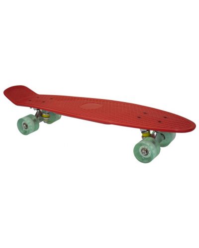 Скейтборд, пениборд Maxima -  67 х 19 х 1.5 cm, червен - 1